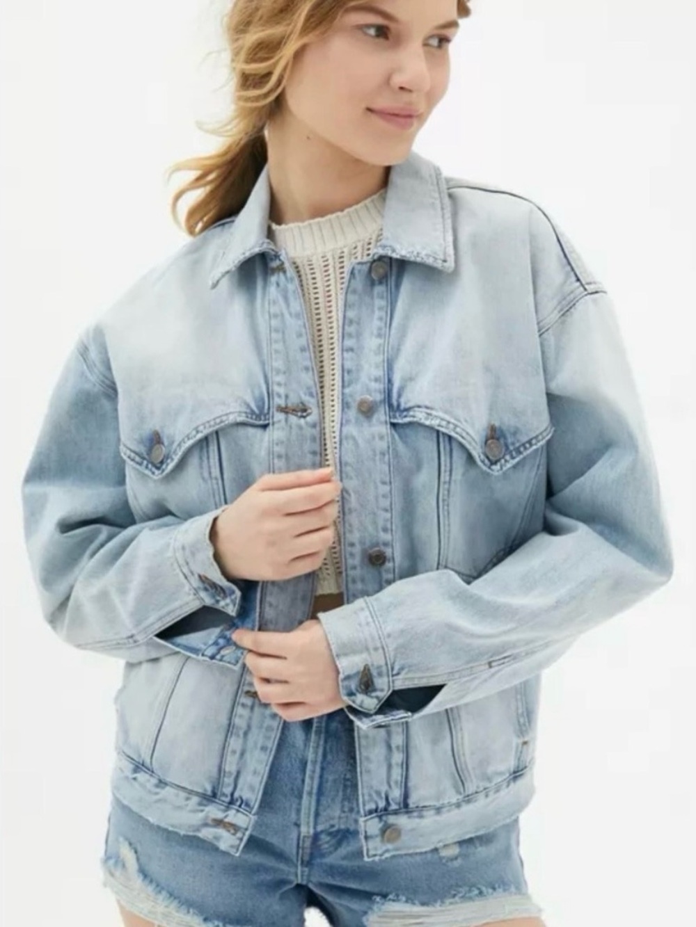 Pistola Elsa Western Denim Jacket - Women Size Large